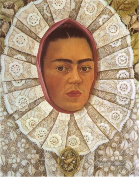 Selbstporträt 2 Frida Kahlo Ölgemälde